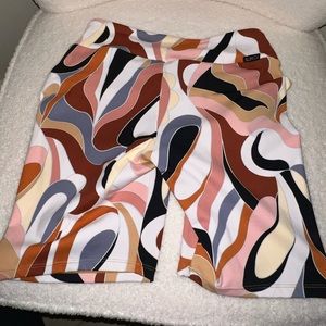 Scrunch butt biker shorts